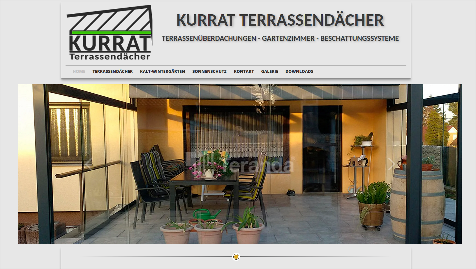 Kurrat Terrassendächer